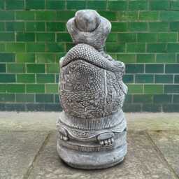 Concrete Asian Woman Statue Handmade Zen Garden Decor Japanese Sculpture Cement Geisha Ornament Chinese Yard Figure Geisha Lover Gift - thumbnail 4