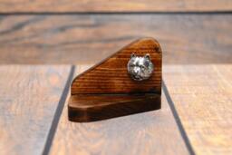 Norwich Terrier - Wooden Candlestick With Dog, Souvenir, Decoration, Limited Edition, Collection - thumbnail 1