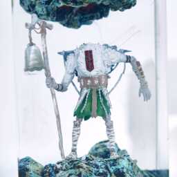 Clair Obscur Expedition 33 Resin Lamp, Diorama Monoco Lamp, Epoxy Night Light, Gestral Figure Wood Gaming Decor - thumbnail 2