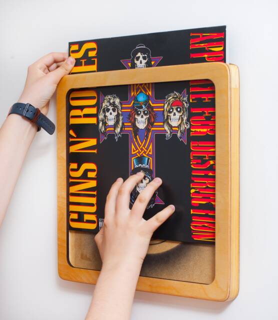 H??ndel/Natural Wood Frame, Vinyl Display , Lp Record Holder, Frame Album, Walls Frame - image 1