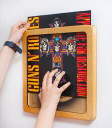 H??ndel/Natural Wood Frame, Vinyl Display , Lp Record Holder, Frame Album, Walls Frame - thumbnail 1