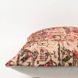 Bohemian Kilim Pillow 20'' Turkish Wool Accent Pillow - thumbnail 4