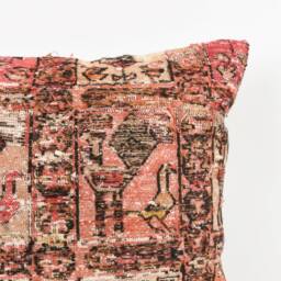 Bohemian Kilim Pillow 20'' Turkish Wool Accent Pillow - thumbnail 2