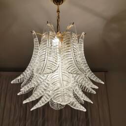 Murano Glass Leaves Chandelier - thumbnail 2