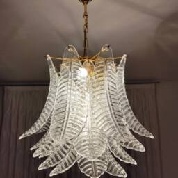 Murano Glass Leaves Chandelier - thumbnail 3