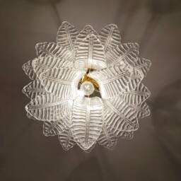 Murano Glass Leaves Chandelier - thumbnail 4