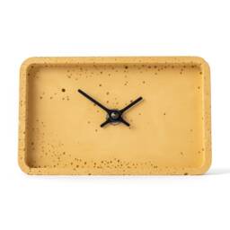 "Concrete Mantel Clock 4"" X 6, 3" - thumbnail 2