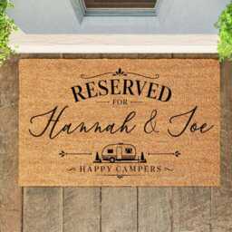 Personalised Motorhome Doormat - Home Is Where You Park It - thumbnail 2