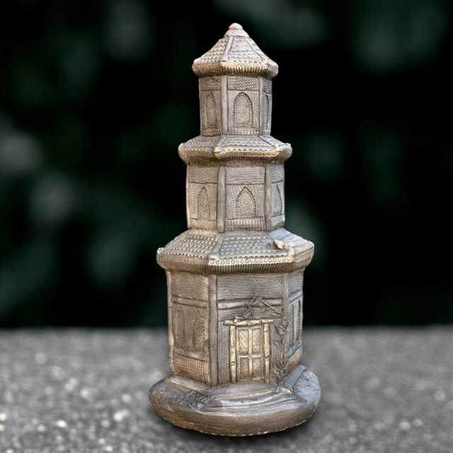 Stone Castle Statue Medieval Fortress Sculpture Concrete Decoration Handmade Stronghold Ornament Outdoor Fantasy Architecture Art - image 1