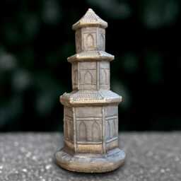 Stone Castle Statue Medieval Fortress Sculpture Concrete Decoration Handmade Stronghold Ornament Outdoor Fantasy Architecture Art - thumbnail 3