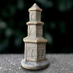 Stone Castle Statue Medieval Fortress Sculpture Concrete Decoration Handmade Stronghold Ornament Outdoor Fantasy Architecture Art - thumbnail 2