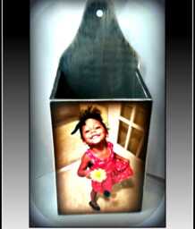 Wooden Box - Office Storage 12x5x4 Stationary Mail Holder Bill Desk Organizer Your Image On Custom Made Gifts - thumbnail 1