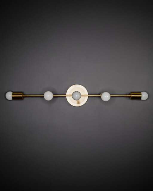 Artemis Modern Vanity 5 Light Abstract Mid Century Industrial Art Bathroom Sconce - image 1