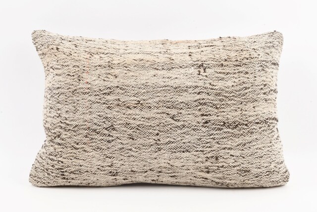 Handmade Turkish Kilim Pillow Wool Home Decor - 16x24 - image 1