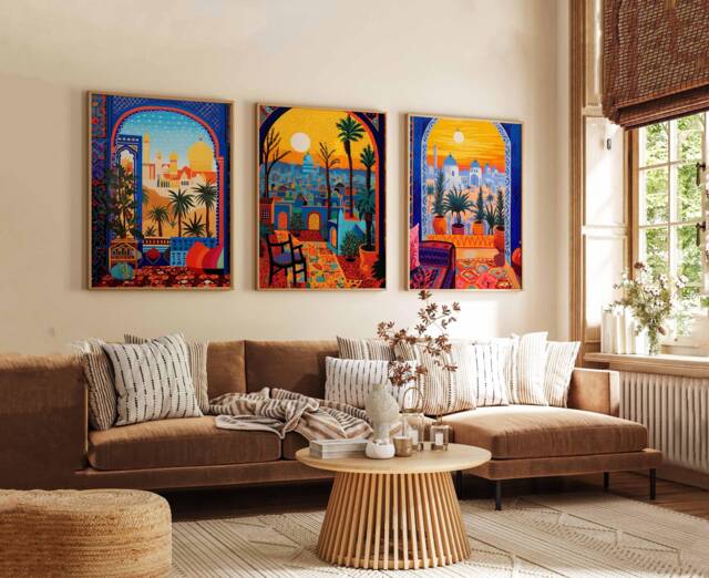 Set Of 3 Iraq Posters, Middle East Poster, Ancient Cultural World History, Wall Decor, Travel Print, Poster - image 1