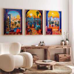 Set Of 3 Iraq Posters, Middle East Poster, Ancient Cultural World History, Wall Decor, Travel Print, Poster - thumbnail 2