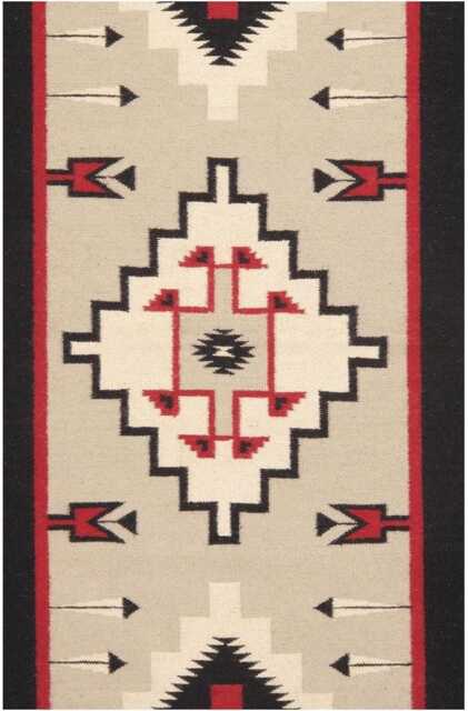 Custom Southwest Wool Kilim Rug Handwoven Tribal Decor - image 1