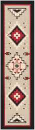 Custom Southwest Wool Kilim Rug Handwoven Tribal Decor - thumbnail 2