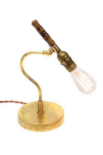 Vintage Farmhouse Style Adjustabel Brass Reading Lamp - image 1