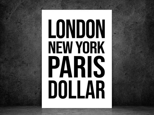 Dollar Iconic Bold Village Scotland Print Poster - Gift Bespoke A5 A4 A3 Framed Or Unframed - image 1
