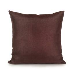 Chocolate Brown Pillow, Throw Pillow Cover, Decorative Cushion Covers, Linen Blend Sparkles Pillow, Modern Farmhouse Pillows - thumbnail 1