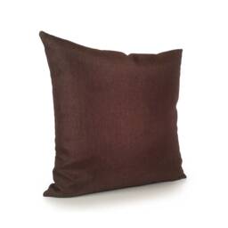 Chocolate Brown Pillow, Throw Pillow Cover, Decorative Cushion Covers, Linen Blend Sparkles Pillow, Modern Farmhouse Pillows - thumbnail 2