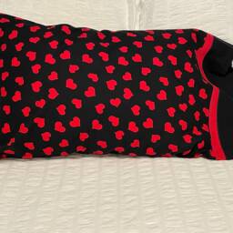 Heart Pillow Case - Valentine Gift Love Romance Standard Red - thumbnail 4