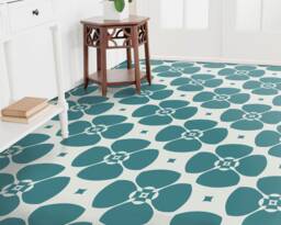 Pansy Flowers Pattern Vinyl Flooring, Blue Luxury White Nursery Geometric Office Decor, Homecoming Proposal Ideas