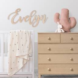 Personalised Name Sign - Kids Room Children's Wall Art Iris - thumbnail 2