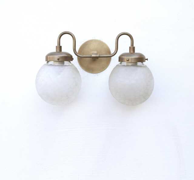 Bathroom Vanity, Vanity Fixture, Mid Century Brass Wall Sconce Light, Ul Listed, No.0307 - image 1