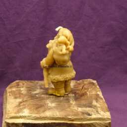 "Candle Made Of Pure Natural Beeswax ""Santa Claus With His Sack" - thumbnail 2