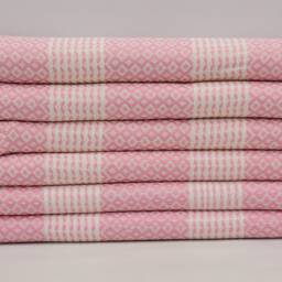 "100% Cotton Towel, Turkey Towel, Pink Towel, Sauna Towel, Turkish Towel, 38""x70" - thumbnail 3