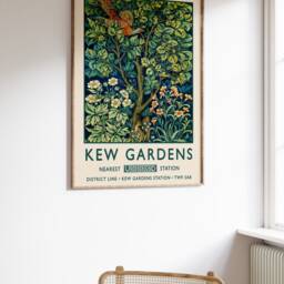 William Morris Print, Kew Gardens London Poster, Vintage Wall Art, Floral A1/A2/A3/A4 - thumbnail 3