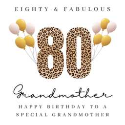 Personalised Grandmother 80Th Birthday Candle Gifts Card Mug B - thumbnail 4