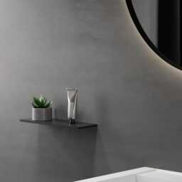Sleek Aluminum Floating Shelf Modern Bathroom Accessories - 11.81In/30cm - thumbnail 3