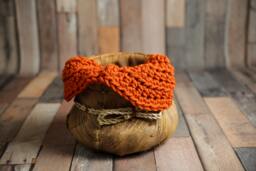 Chunky Pumpkin Orange Baby Blanket Newborn Photography Prop
