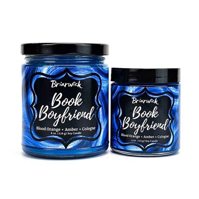 Book Boyfriend - Bookish & Literary Inspired - Soy Vegan Candle - image 1