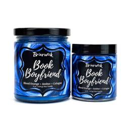 Book Boyfriend - Bookish & Literary Inspired - Soy Vegan Candle - thumbnail 1