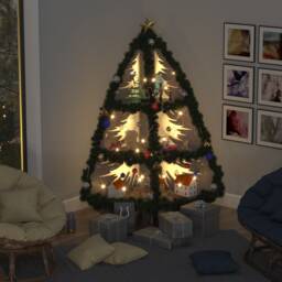 Pre-Lit Corner Christmas Tree Cnc Files 6 Ft Diy Village Display - PDF Build Guide - thumbnail 1