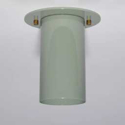 Modern Flush Mount Ceiling Light - Minimalist Cylinder Fixture Mid Century Lighting Colored Lamp Kitchen Hallway