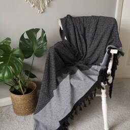 Soft Turkish Blanket - Throw Jacquard Handmade Bed High-Quality Cotton Luxury Home Decor - thumbnail 3