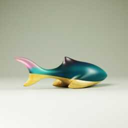 Duo Shark Sculpture - 28 - thumbnail 4