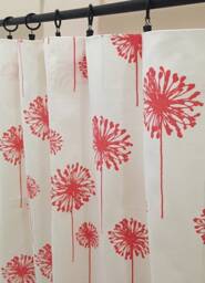 Dandelion Valance Cafe Curtains Yellow White Kitchen Bathroom Curtains. Valance. Curtain Curtains - thumbnail 3