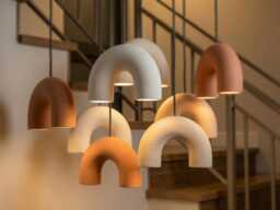 Playful Sculptural Ceramic Chandelier For Modern Artistic Interiors - Naaya Macaroni - thumbnail 1