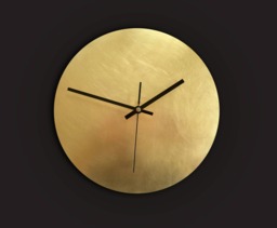 Pure Brass Wall Clock - Multiple Sizes Completely Silent