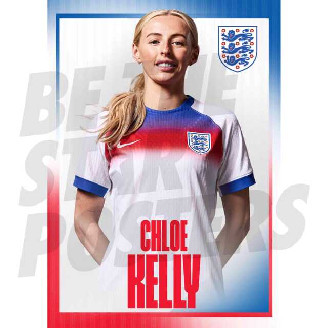 Lionesses Kelly 25/26 Home Headshot Poster - Officially Licensed Product A4/A3 Framed Options - image 1