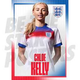 Lionesses Kelly 25/26 Home Headshot Poster - Officially Licensed Product A4/A3 Framed Options - thumbnail 1