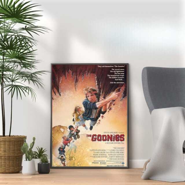 The Goonies Movie Poster Vintage Film Wall Art - image 1