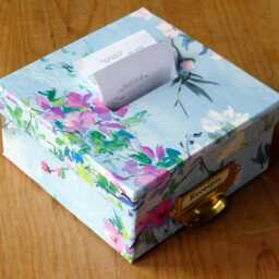 Meadow Fleur Receipt Box Tapestry Floral Home Office D??cor - thumbnail 4