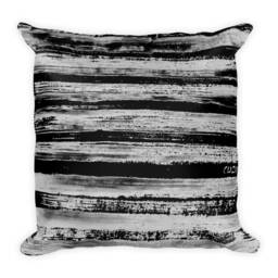 Black & White Accent Pillow Modern Home Decor - thumbnail 3